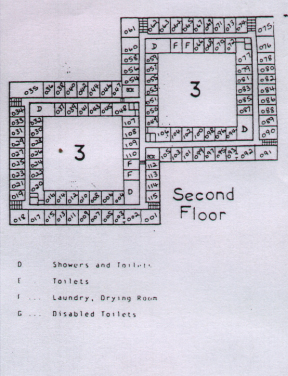Map of Second Floor
